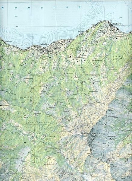 Produktbild: Swisstopo 1 : 25 000 Lauterbrunnen