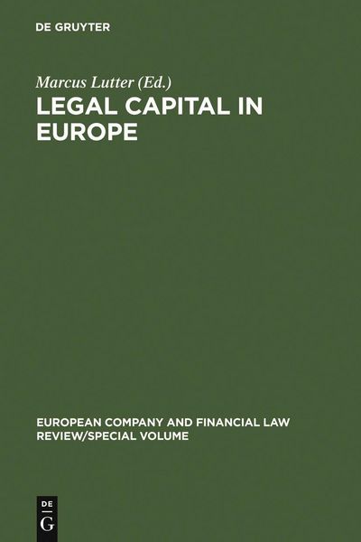 Produktbild: Legal Capital in Europe