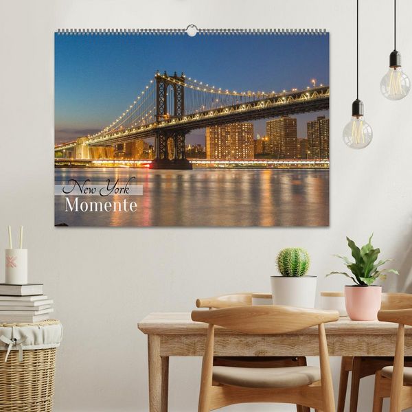 Produktbild: New York - Momente (Wandkalender 2026 DIN A2 quer), CALVENDO Monatskalender