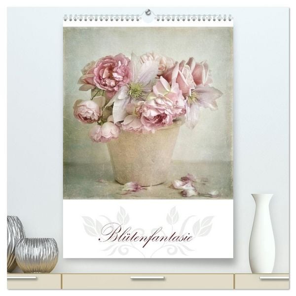 Produktbild: Bl&uuml;tenfantasie (hochwertiger Premium Wandkalender 2026 DIN A2 hoch), Kunstdruck in Hochglanz