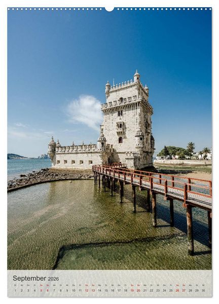 Produktbild: Lissabon Perspektiven (Wandkalender 2026 DIN A2 hoch), CALVENDO Monatskalender