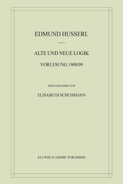 Produktbild: Alte und Neue Logik