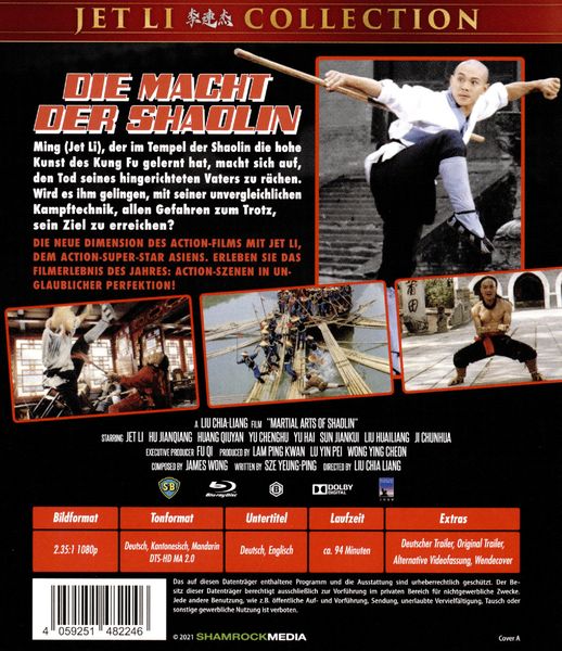 Produktbild: Die Macht der Shaolin - Cover A (uncut)