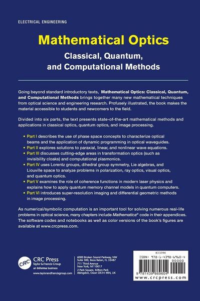 Produktbild: Mathematical Optics