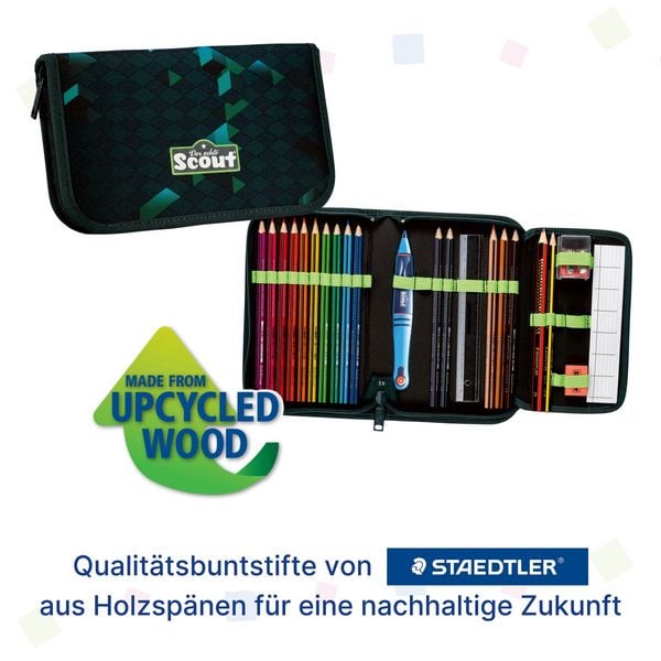 Produktbild: Scout Schulranzen Set Neo, Schulranzen Set, 4tlg, Cubes