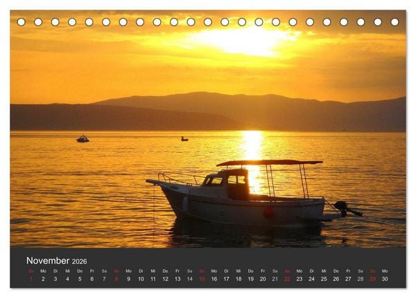 Produktbild: Magisches Kroatien (Tischkalender 2026 DIN A5 quer), CALVENDO Monatskalender