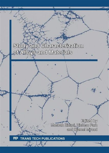 Produktbild: Study and Characterization of Alloys and Materials