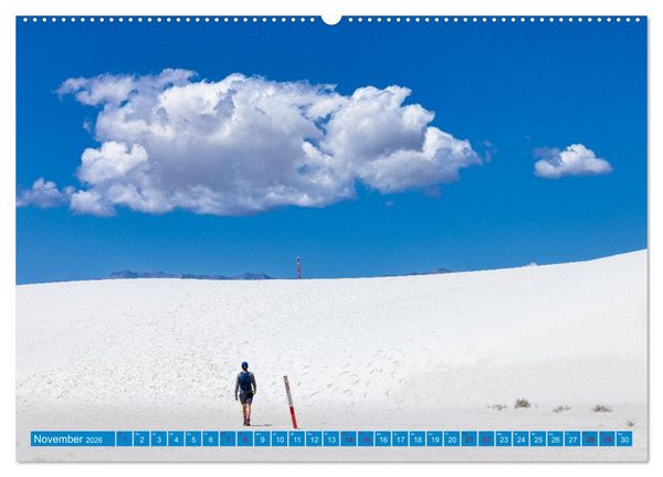 Produktbild: Die Farbe blau - Die Farbe der Weite und des Himmels (hochwertiger Premium Wandkalender 2026 DIN A2 quer), Kunstdruck in Hochglanz