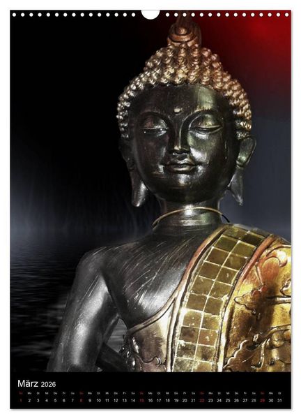 Produktbild: Buddha - Zeit f&uuml;r Entspannung (Wandkalender 2026 DIN A3 hoch), CALVENDO Monatskalender