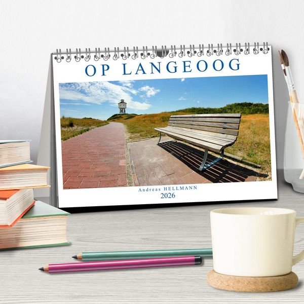 Produktbild: OP LANGEOOG (Tischkalender 2026 DIN A5 quer), CALVENDO Monatskalender