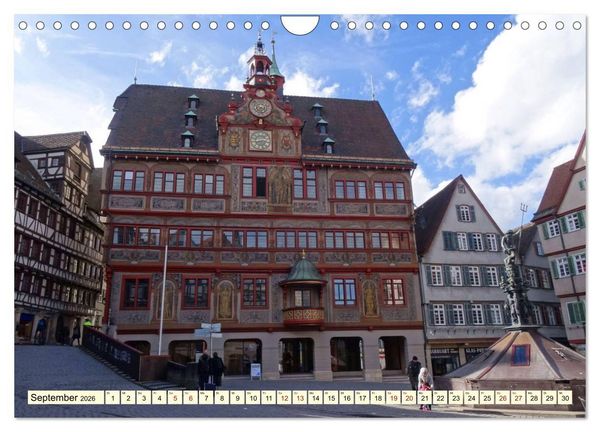 Produktbild: Unterwegs in T&uuml;bingen (Wandkalender 2026 DIN A4 quer), CALVENDO Monatskalender