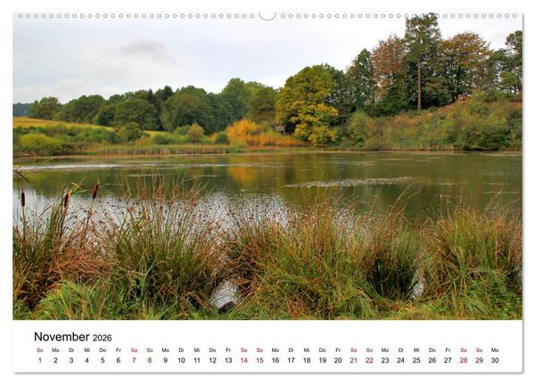 Produktbild: Sehenswertes in der Eifel - Die sch&ouml;nsten Maare (Wandkalender 2026 DIN A2 quer), CALVENDO Monatskalender