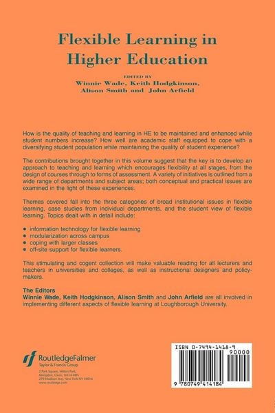 Produktbild: Flexible Learning in Higher Education