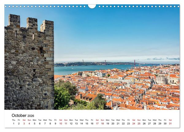 Produktbild: Wonderful Portugal (Wall Calendar 2026 DIN A3 landscape), CALVENDO 12 Month Wall Calendar