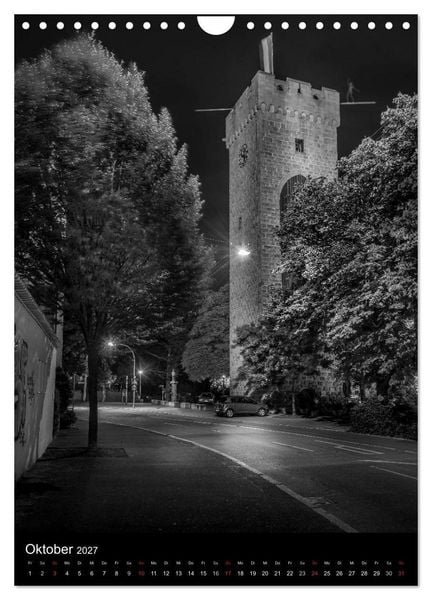 Produktbild: Heilbronn bei Nacht 2 (Wandkalender 2027 DIN A4 hoch), CALVENDO Monatskalender
