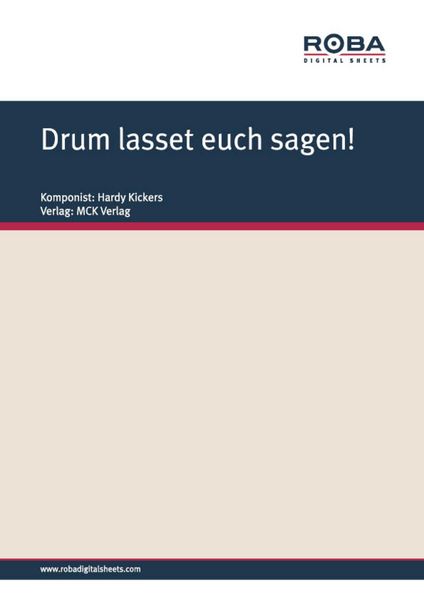 Produktbild: Drum lasset euch sagen!
