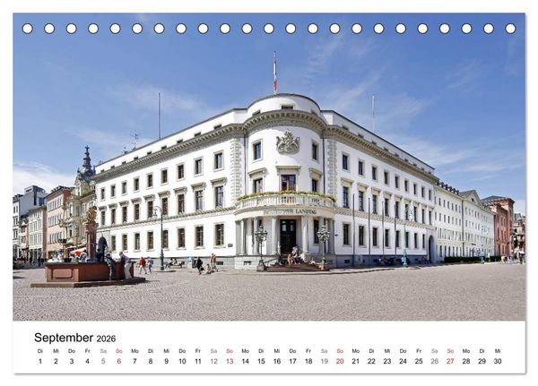 Produktbild: Highlights von Wiesbaden (Tischkalender 2026 DIN A5 quer), CALVENDO Monatskalender