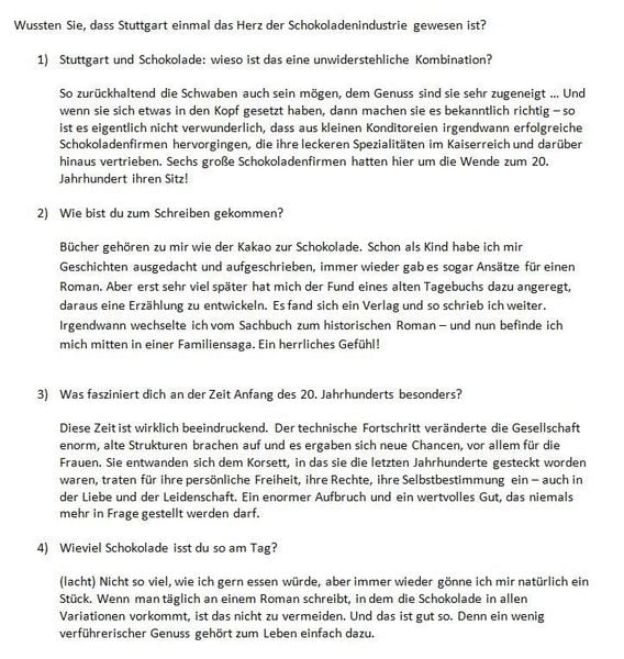 Produktbild: Die Schokoladenvilla
