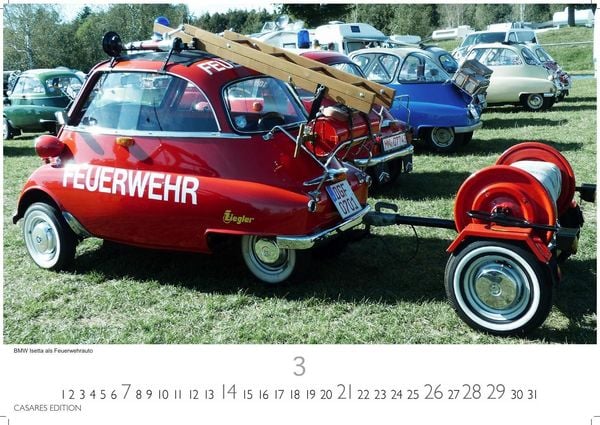 Produktbild: BMW Classic Cars Kalender 2027 &ndash; Wandkalender | Fotokalender Oldtimer 35x50cm BMW Odltimer - Hochwertiger Oldtimer Kalender.