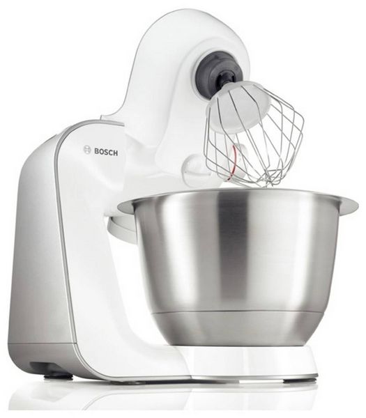 Produktbild: Bosch Haushalt MUM54251 K&uuml;chenmaschine 900W Wei&szlig;, Silber