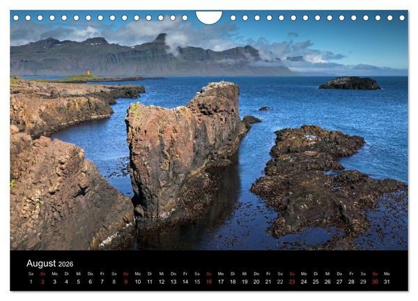Produktbild: Island - Iceland (Wandkalender 2026 DIN A4 quer), CALVENDO Monatskalender