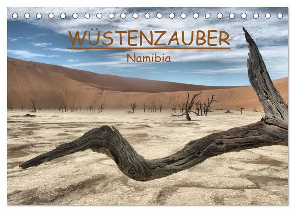 Produktbild: W&uuml;stenzauber Namibia (Tischkalender 2026 DIN A5 quer), CALVENDO Monatskalender