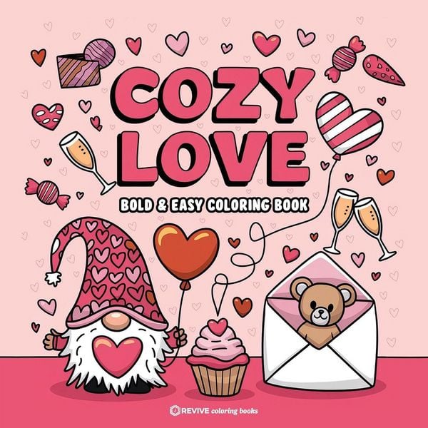 Produktbild: Bold & Easy Cozy Love Coloring Book