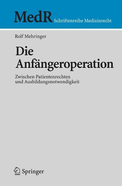 Produktbild: Die Anf&auml;ngeroperation