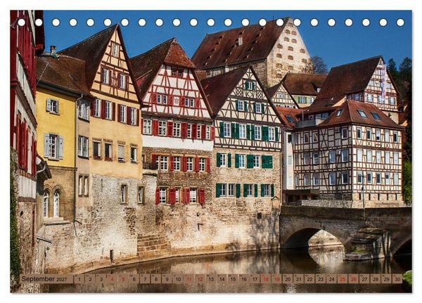 Produktbild: Stadtspaziergang durch Schw&auml;bisch Hall (Tischkalender 2027 DIN A5 quer), CALVENDO Monatskalender