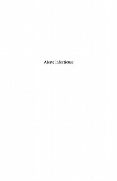 Produktbild: Alerte infectieuse