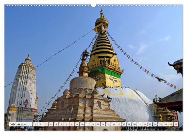 Produktbild: Einzigartiges NEPAL (hochwertiger Premium Wandkalender 2026 DIN A2 quer), Kunstdruck in Hochglanz