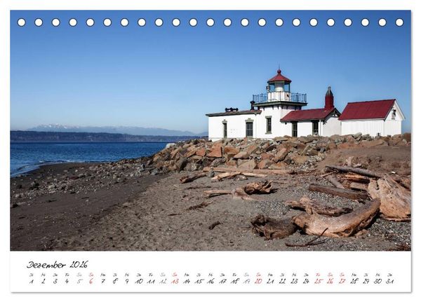 Produktbild: Eine Reise nach Seattle (Tischkalender 2026 DIN A5 quer), CALVENDO Monatskalender