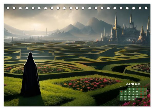 Produktbild: Follow Me... (Desk Calendar 2026 DIN A5 landscape), CALVENDO 12 Month DeskCalendar