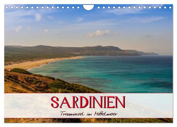 Produktbild: Sardinien Panoramakalender (Wandkalender 2027 DIN A4 quer), CALVENDO Monatskalender