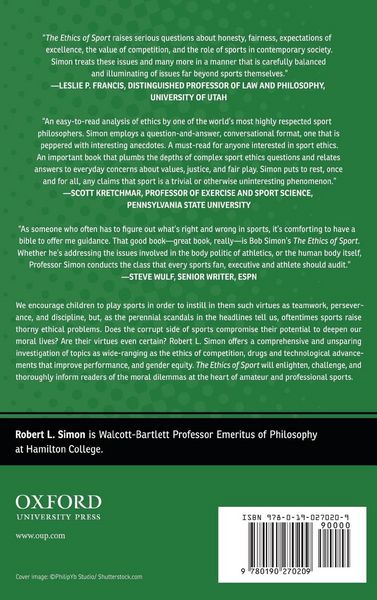 Produktbild: The Ethics of Sport