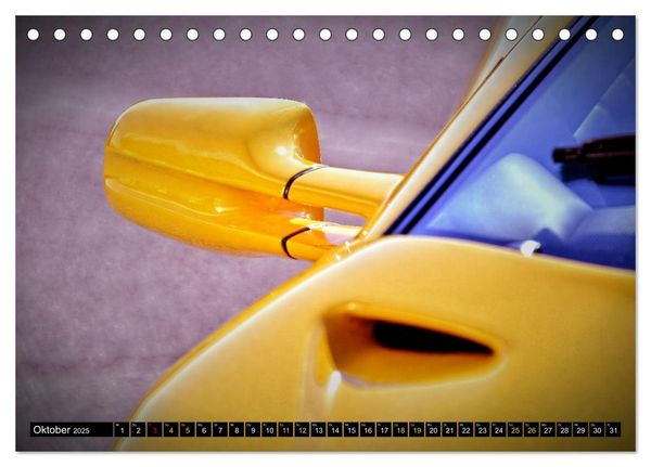 Produktbild: Ein Teufel in Gelb Lamborghini Diablo PHOTOART (Tischkalender 2025 DIN A5 quer), CALVENDO Monatskalender