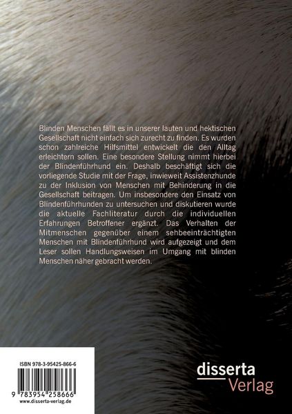 Produktbild: Die Rolle von Assistenzhunden bei der Inklusion von Menschen mit Behinderung in
