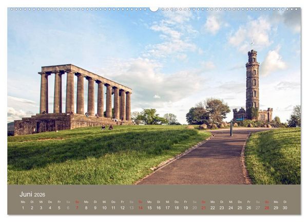 Produktbild: Historisches Schottland (hochwertiger Premium Wandkalender 2026 DIN A2 quer), Kunstdruck in Hochglanz