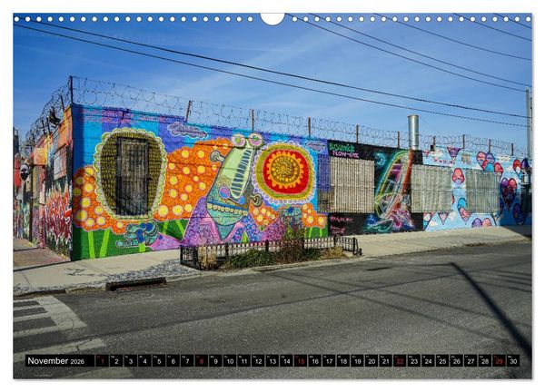 Produktbild: Bushwick Street Art (Wandkalender 2026 DIN A3 quer), CALVENDO Monatskalender