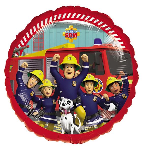 Produktbild: Folienballon Feuerwehrmann Sam 43cm