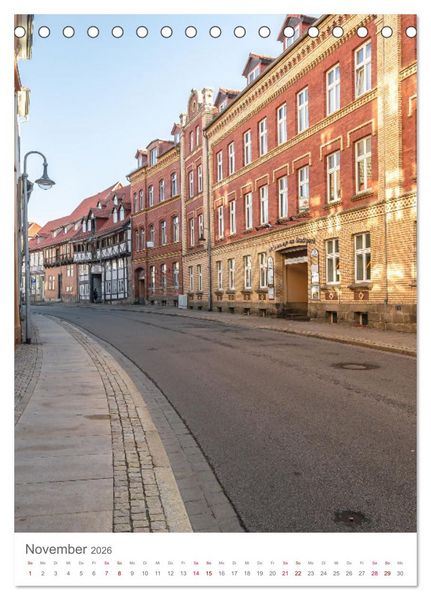 Produktbild: Fachwerk in Halberstadt (Tischkalender 2026 DIN A5 hoch), CALVENDO Monatskalender