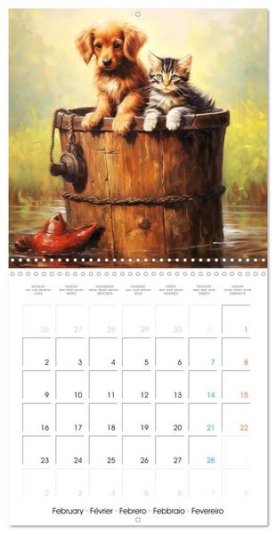 Produktbild: Instants craquants (Calendrier mural carr&eacute; 2026 30x30 cm) Calendrier double avec une page pour vos prises de notes