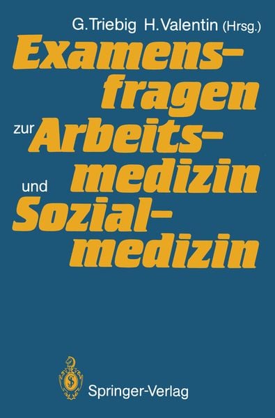 Produktbild: Examensfragen zur Arbeitsmedizin und Sozialmedizin