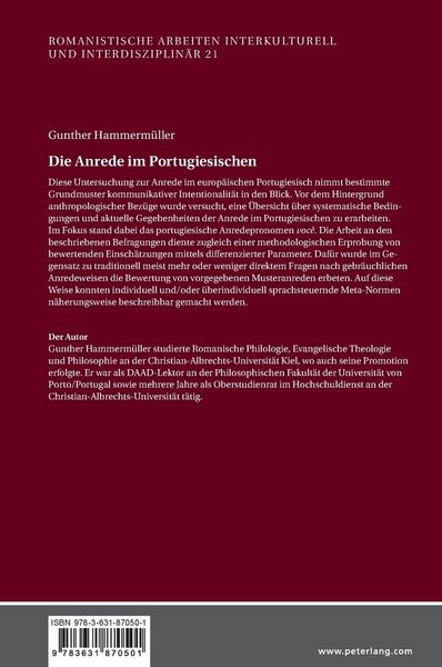 Produktbild: Die Anrede im Portugiesischen