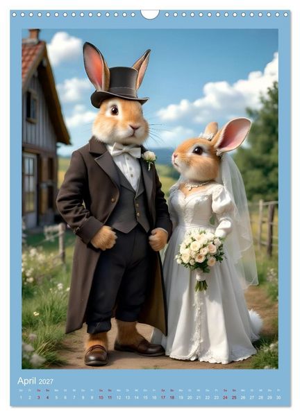 Produktbild: Nicht nur ein Vogel wollte Hochzeit halten (Wandkalender 2027 DIN A3 hoch), CALVENDO Monatskalender