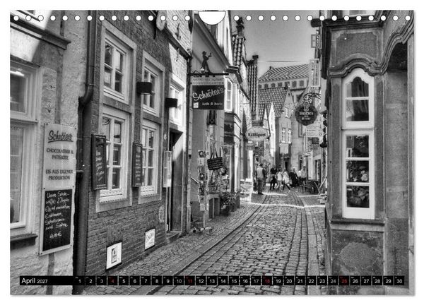 Produktbild: Historisches Bremen (Wandkalender 2027 DIN A4 quer), CALVENDO Monatskalender