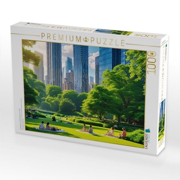 Produktbild: CALVENDO Puzzle Entspannen und Durchatmen im Park | 1000 Teile Lege-Gr&ouml;&szlig;e 64x48cm Foto-Puzzle f&uuml;r gl&uuml;ckliche Stunden
