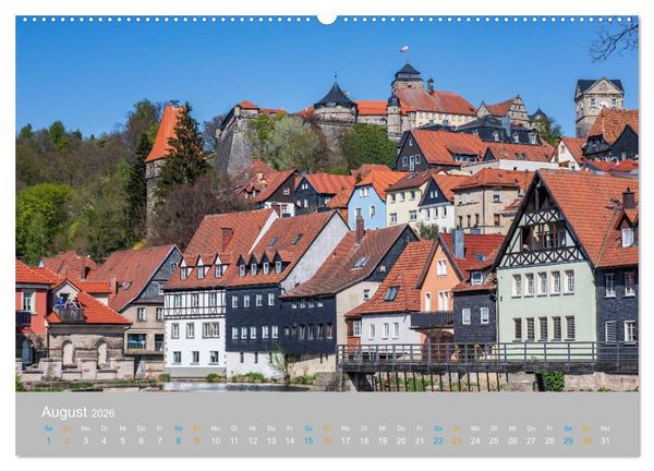 Produktbild: Kronach - drei Fl&uuml;sse und eine Festung (Wandkalender 2026 DIN A2 quer), CALVENDO Monatskalender