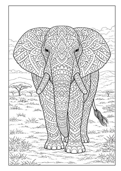 Produktbild: Mandala Tiere Malbuch f&uuml;r Erwachsene mit 50 sch&ouml;nen Ausmalmotiven
