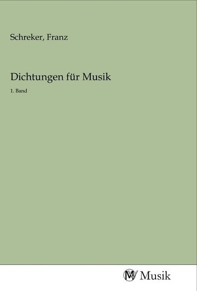 Produktbild: Dichtungen f&uuml;r Musik